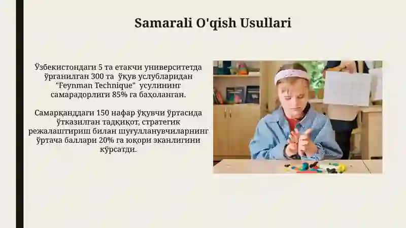 Samarali O'rganish Strategiyalari 3