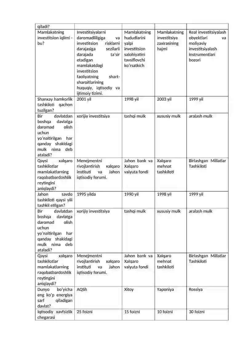 Iqtisodiy xavfsizlikning omillari 3