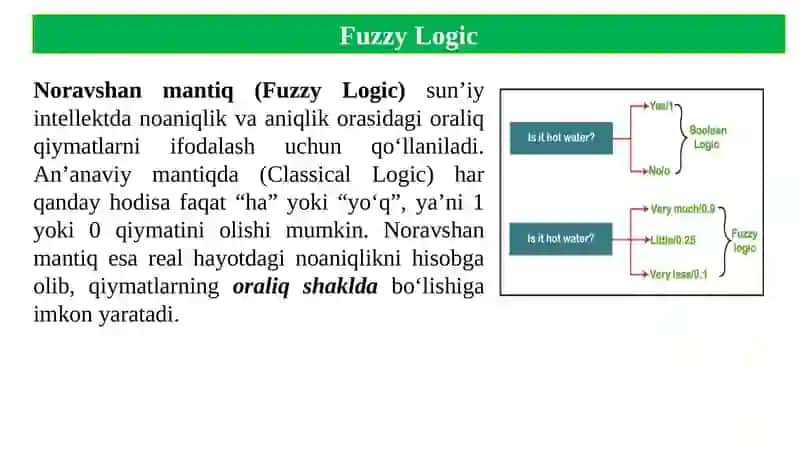 Noravshan mantiq nazariyasi 3