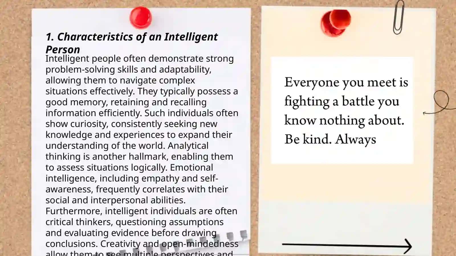An intelligent person you know 3