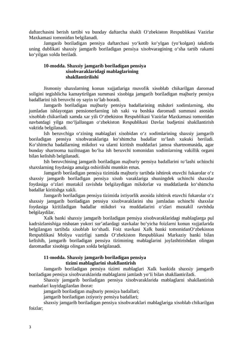Fukarolarning jamgarib boriladigan pensiya ta’minoti 3