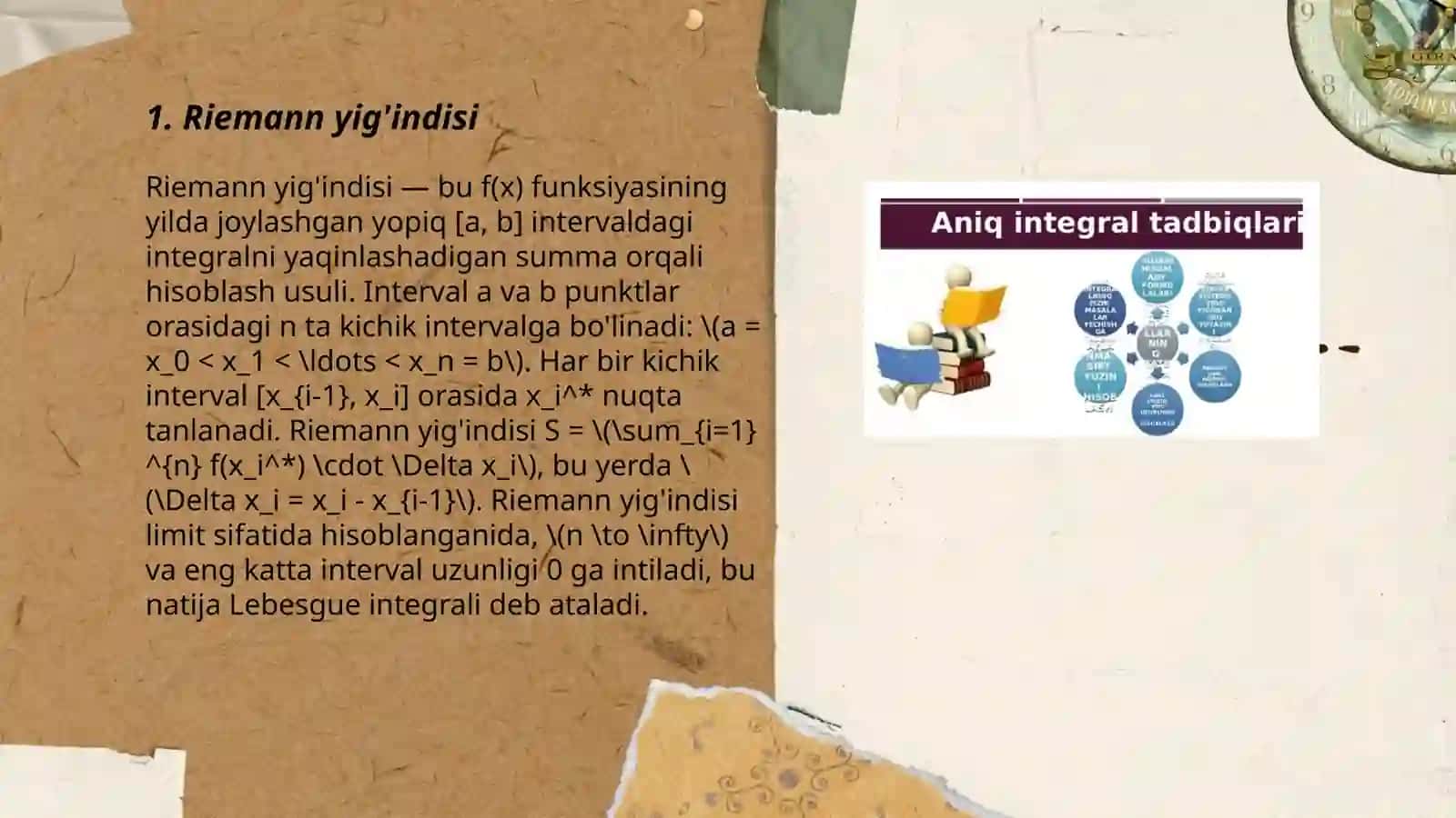 Riemann yig'indisi 3