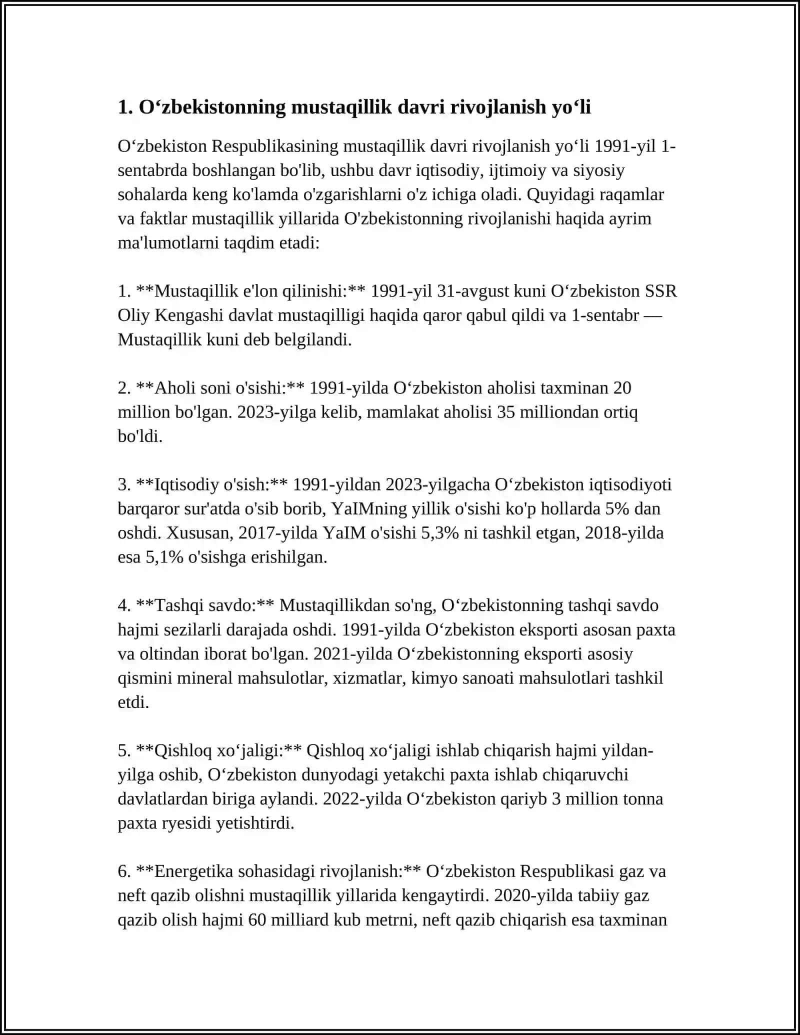 O‘zbekiston Eng Yangi Tarixi Fanining Maqsadi va Vazifalari 3