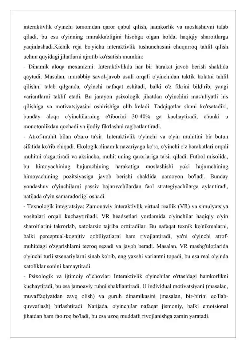 Interaktiv metodlar bilan futbol mashg‘ulotlari 3