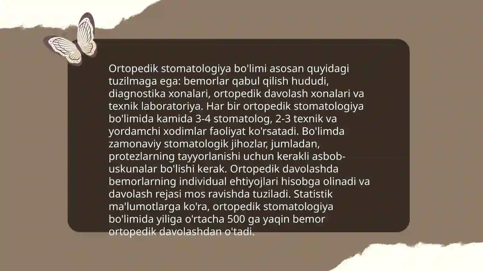 Ortopedik stomatologiya bo'limi 3