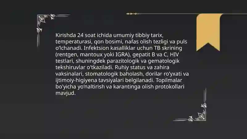 Mahkumlarning tibbiy sanitariya taminoti 3