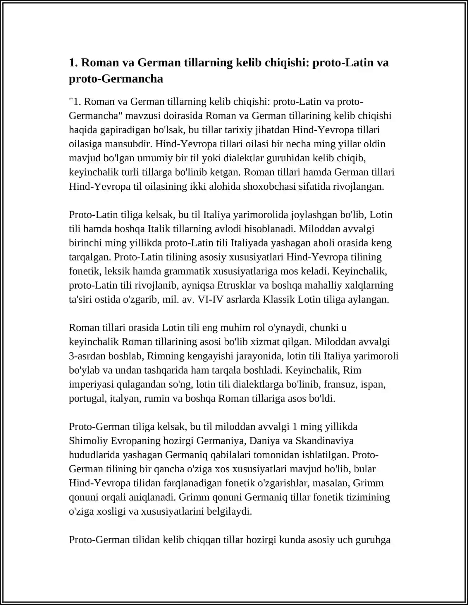 ROMAN GERMAN TILLARNING TARIXIY RIVOJLANISHI 3