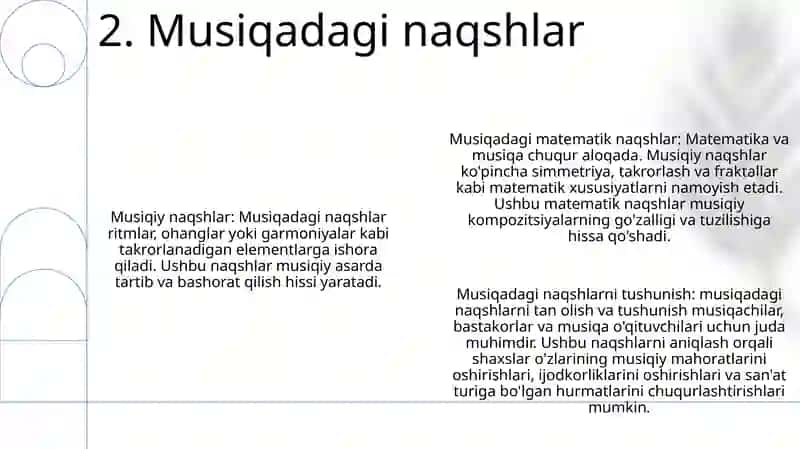 Matematik Naqshlar Haqida Tushuncha 3