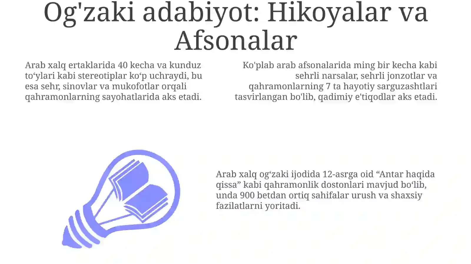 Arab folklorining manbalari 3