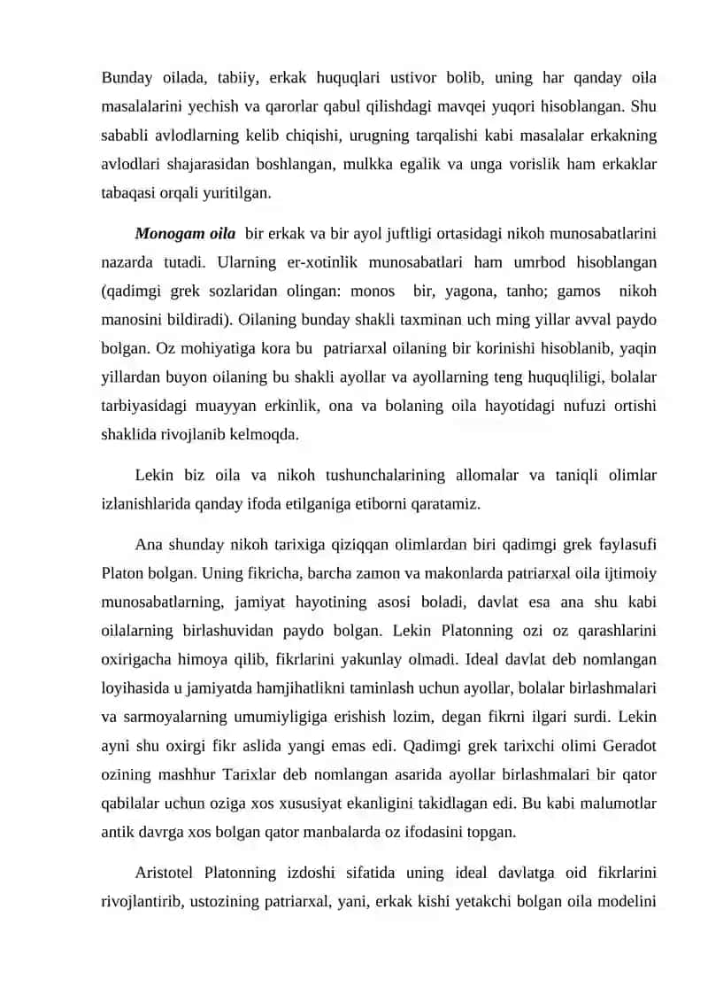 Oila va nikoh munosabatlari shakillanishi 3