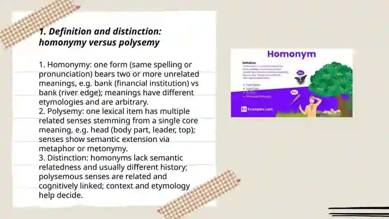 HOMONYM AND HUPONYMY 3