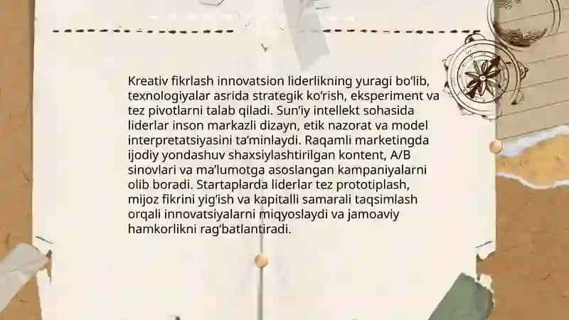 Texnologiyalar asrida kreativ fikrlashning roli 3