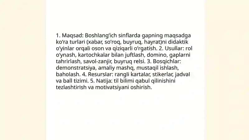 Gapning maqsadga ko‘ra turlari 3