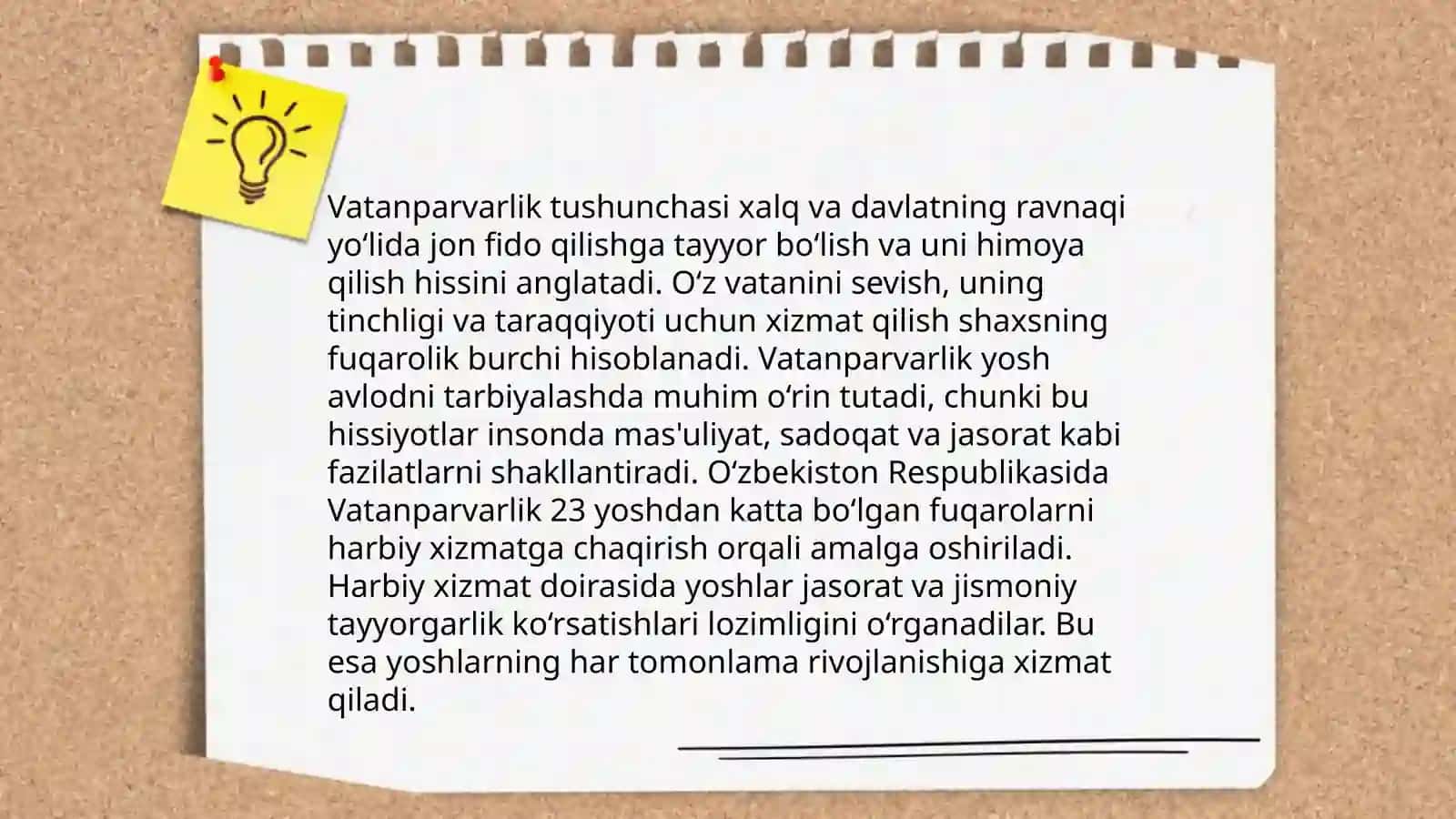 Vatanparvarlik tuygʻularini tarbiyalash yoʻllari 3