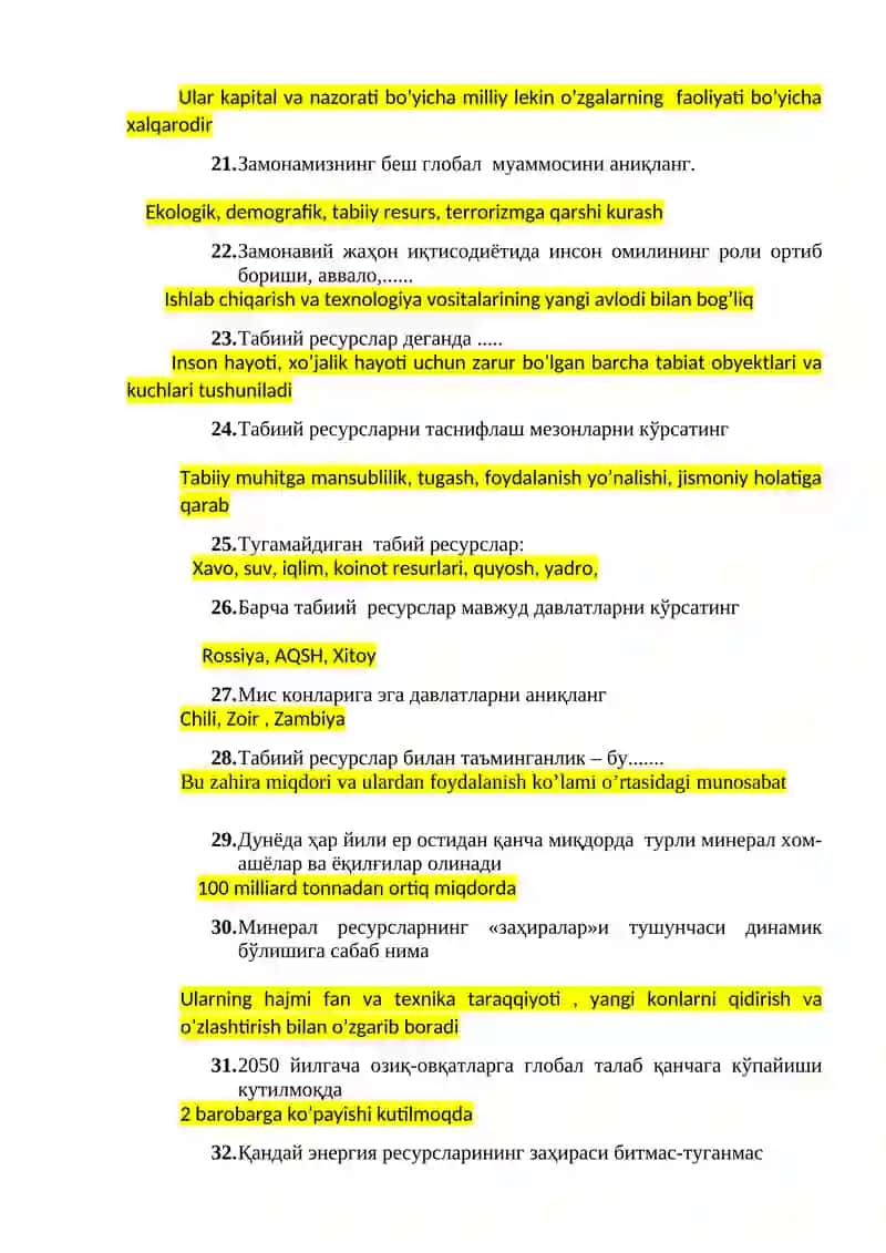 Жаҳон иқтисодиёти 3