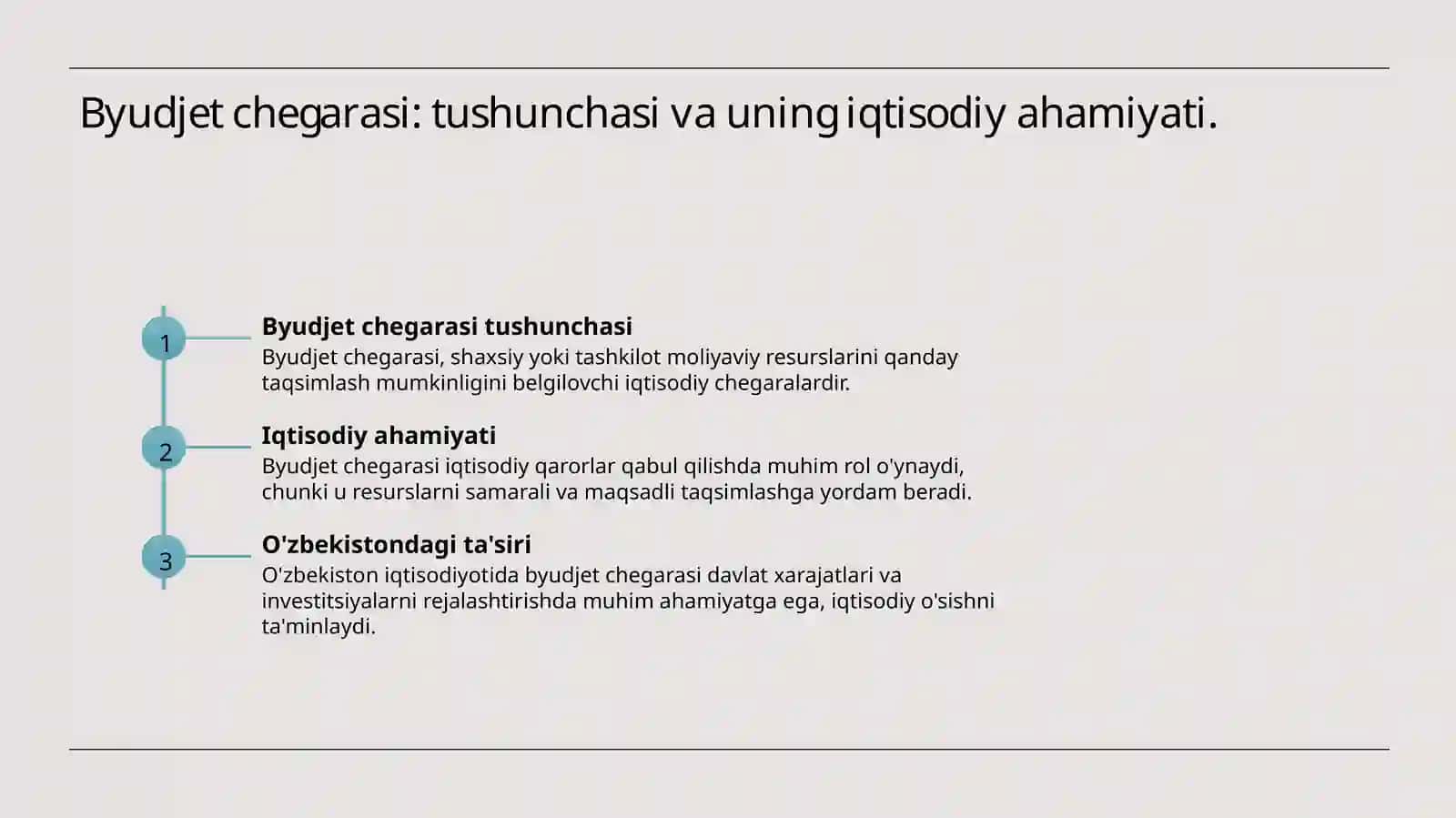 Byudjet chegarasi va byudjet chizig'i 3