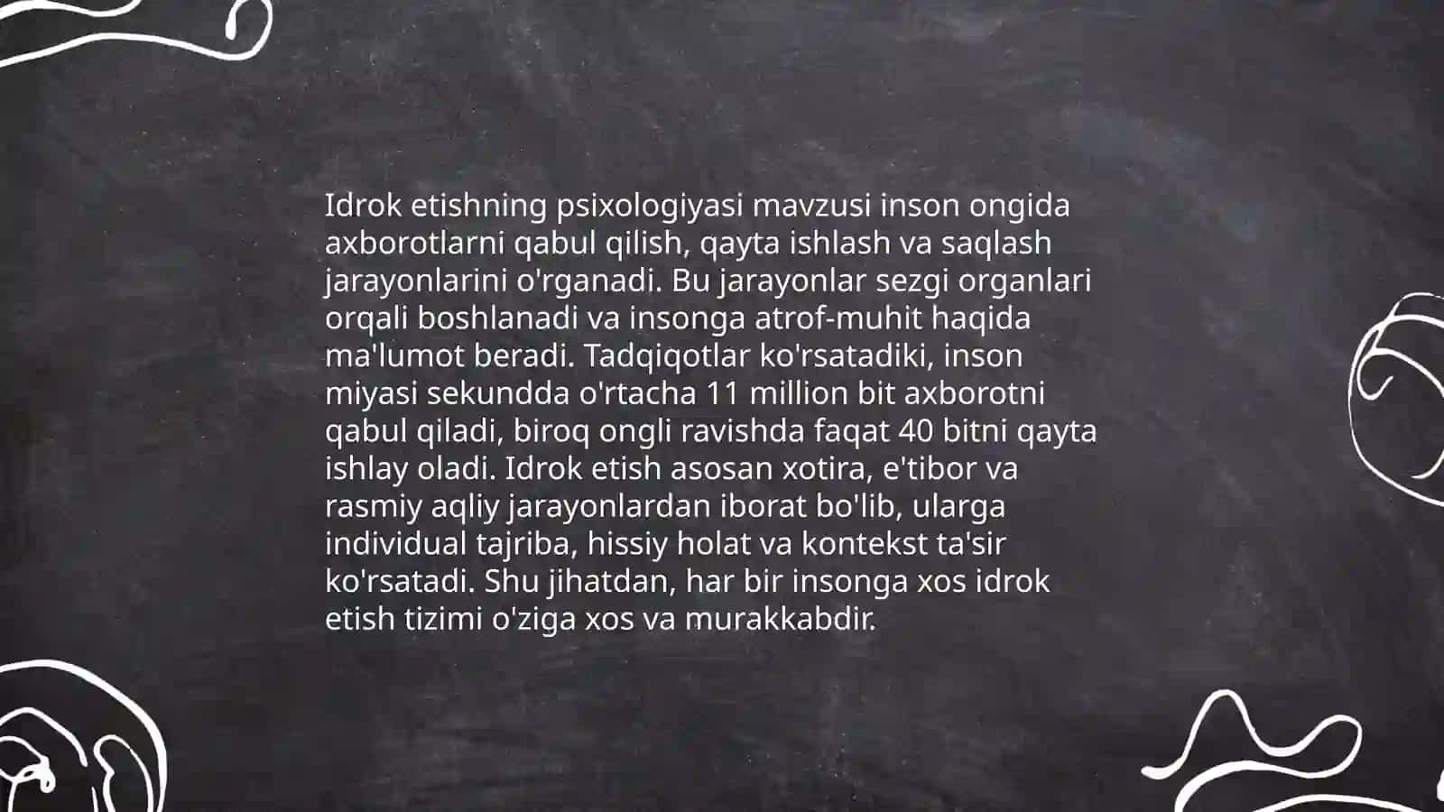 Idrok etishning psixologiyasi 3