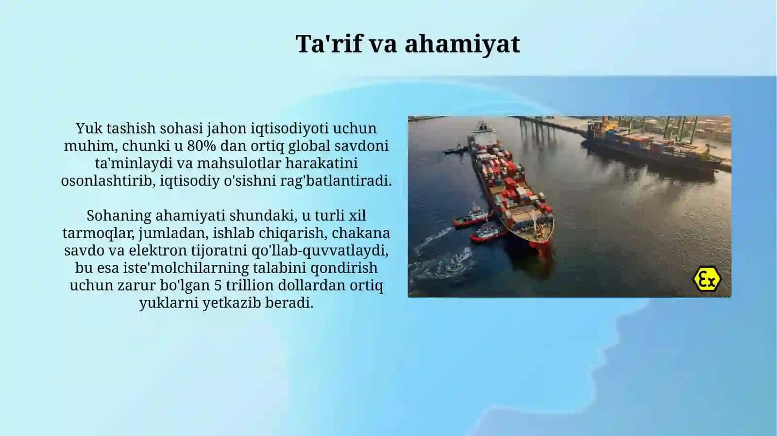 Yuk tashish sohasi 3