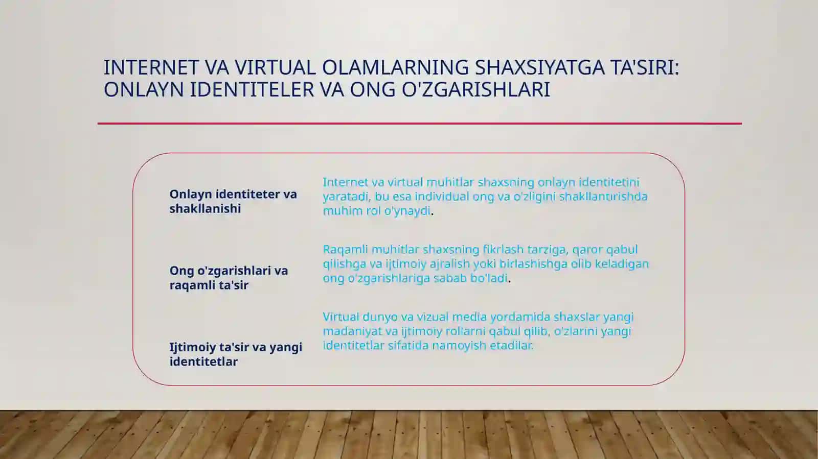 Internet, virtual va vizual olamning shaxsga ta'siri 3