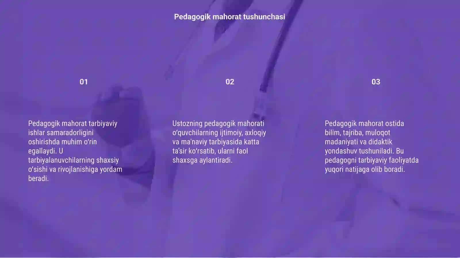 Tarbiyaviy ishlarni amalga oshirishda pedagogik mahoratning roli 3