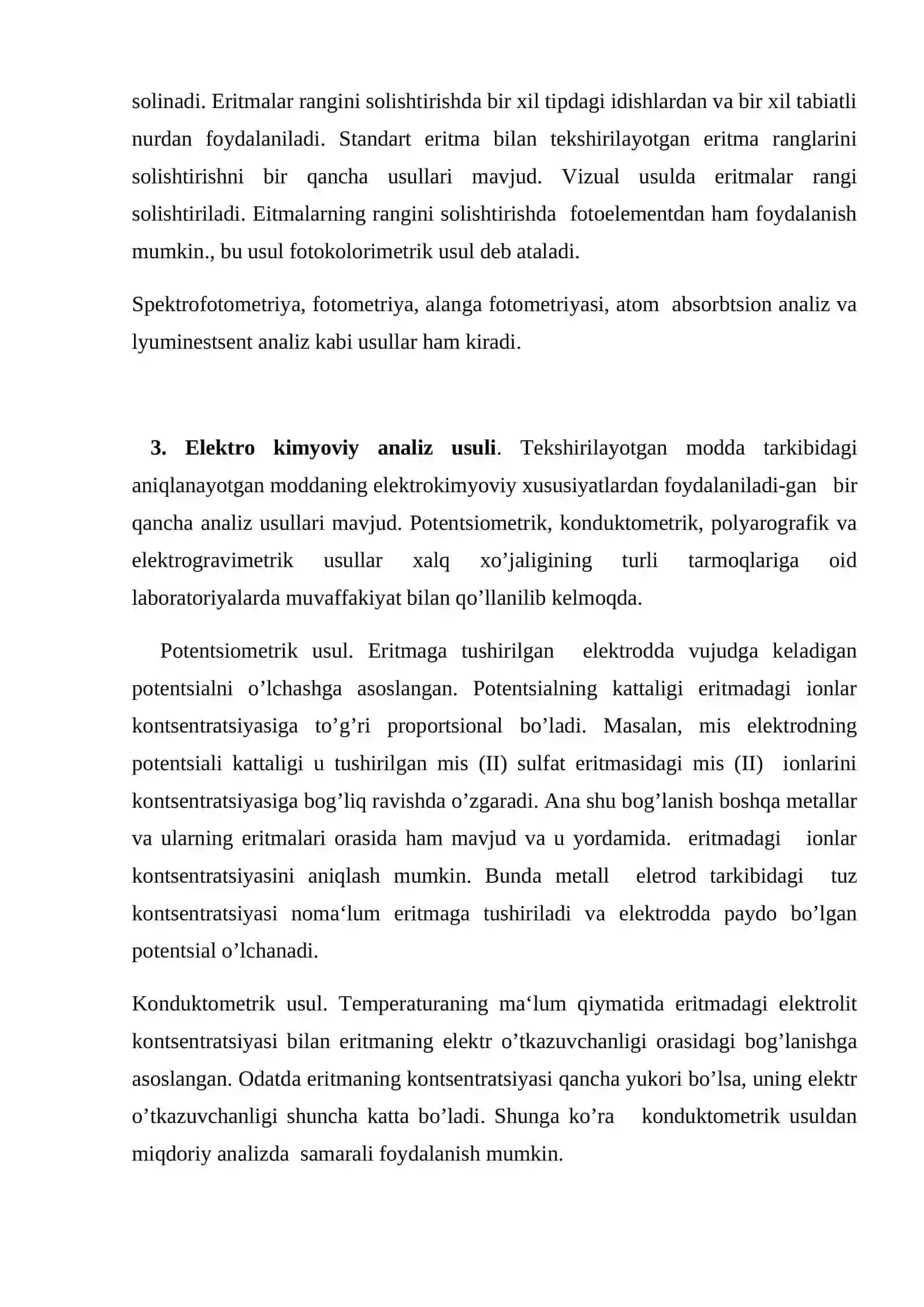 Fizik- kimyoviy analiz usullari 3