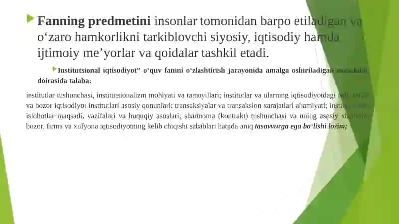 Institutsional Iqtisodiyot 3