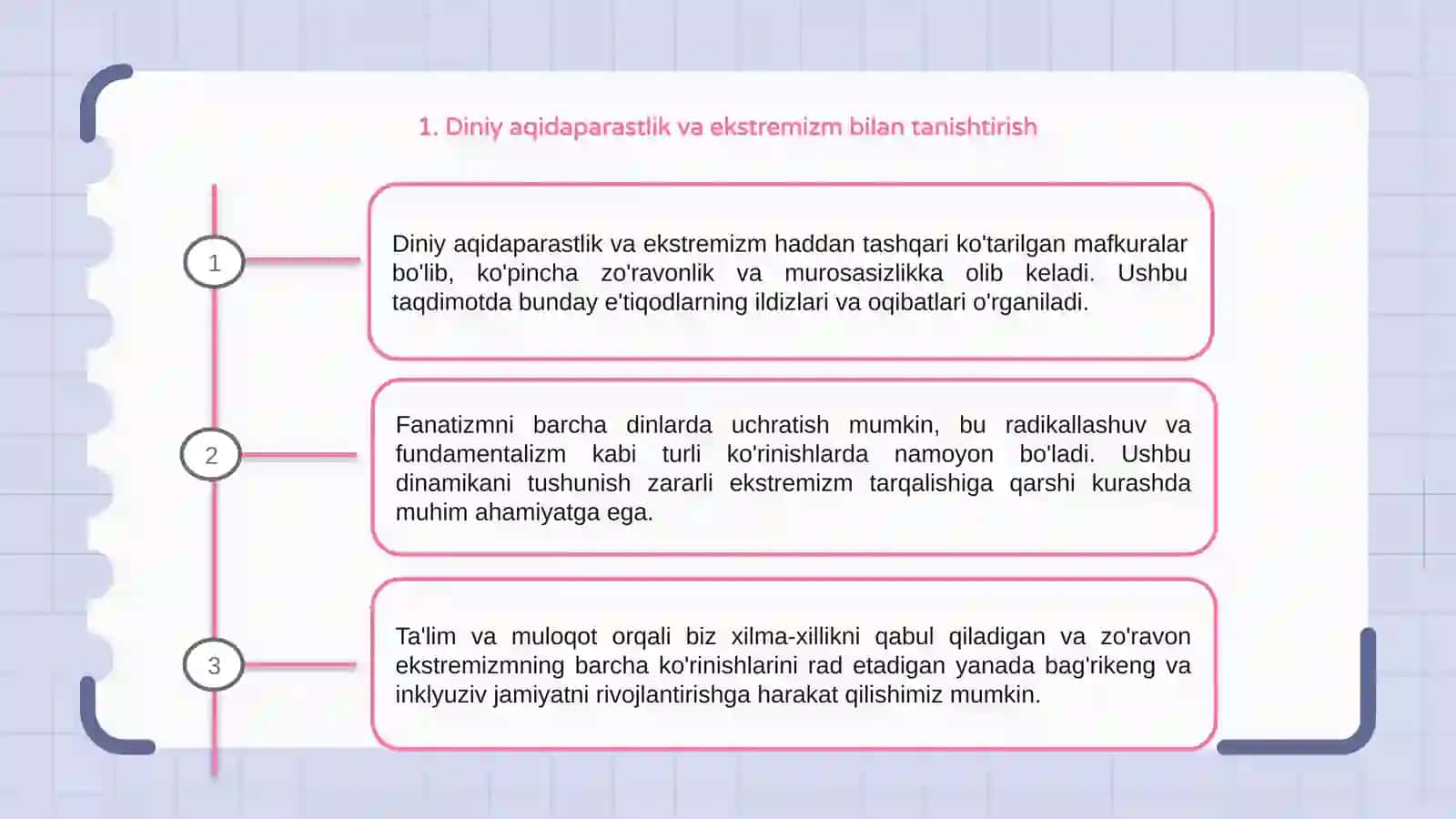 Diniy aqidaparastlik va ekstrimizm 3