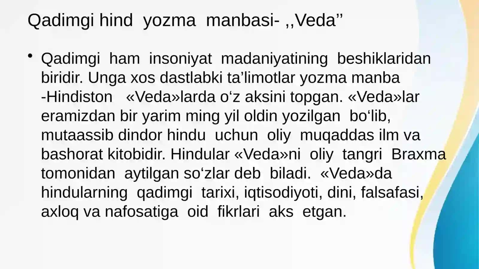 Qadimgi Hind falsafasi 3