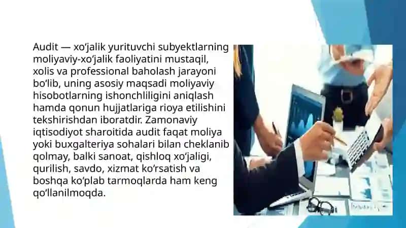 Boshqa tarmoqlarda audit 3