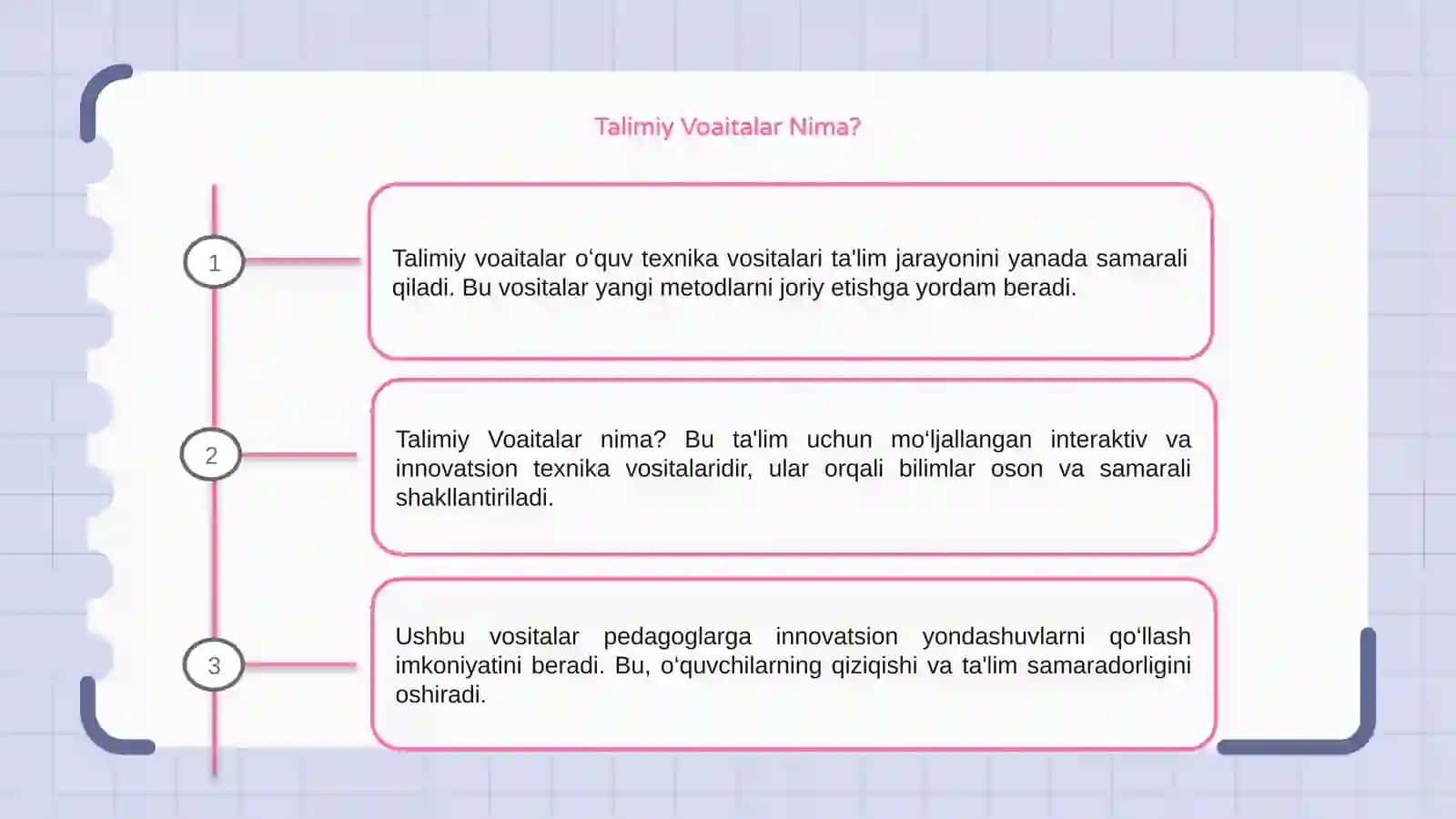 Talimiy voaitalar oʻquv texnika vositalari 3