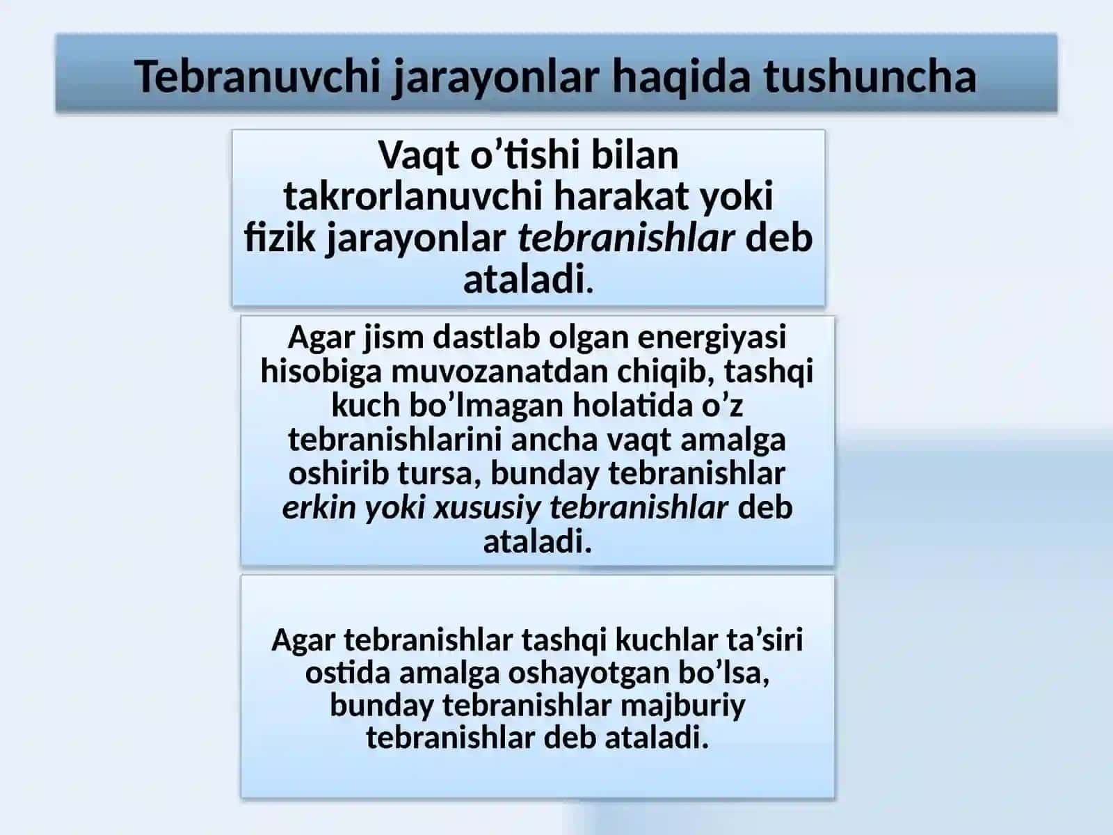 MEXANIK TEBRANISHLAR VA TO’LQINLAR 3