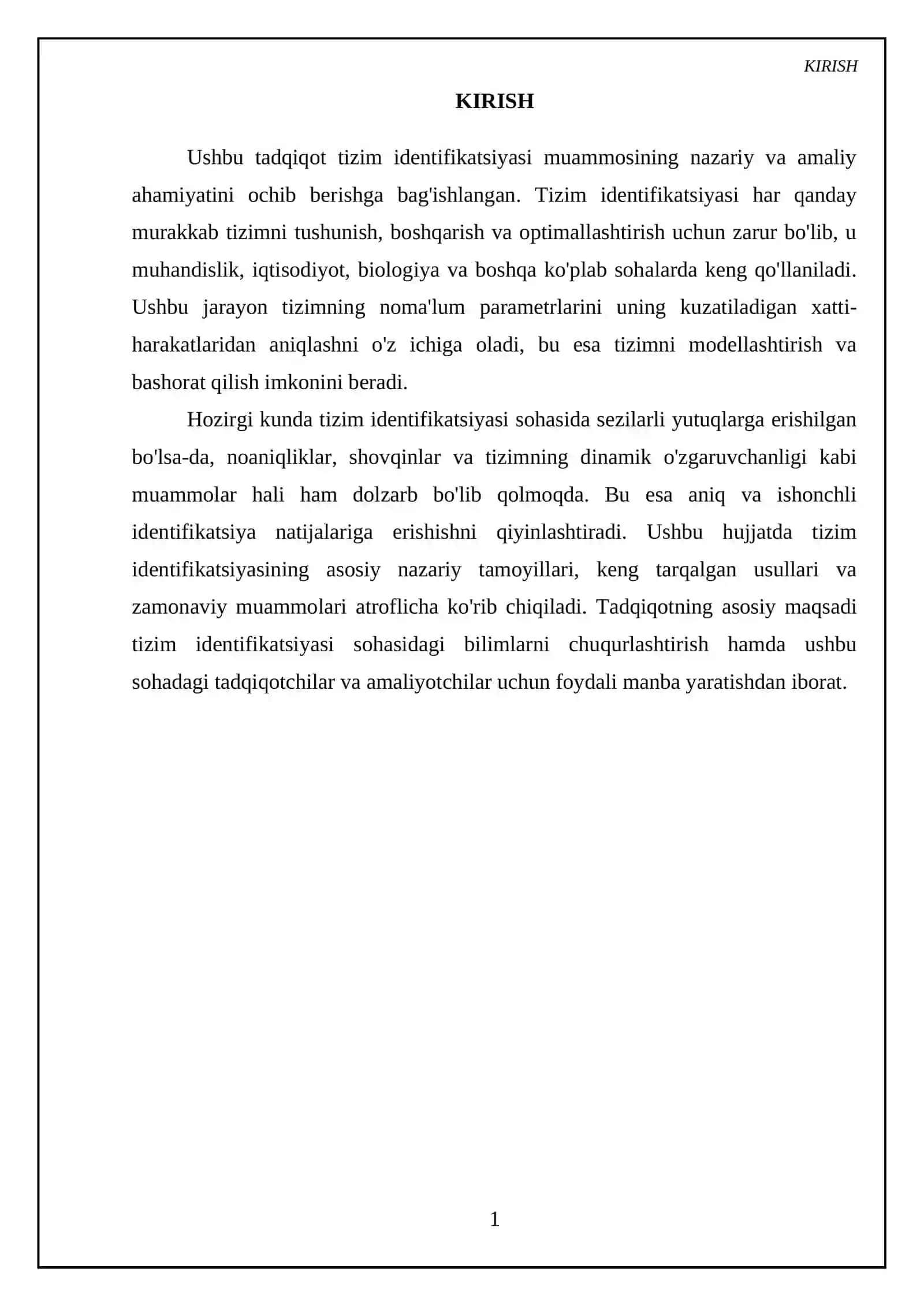 Tizim identifiability 3
