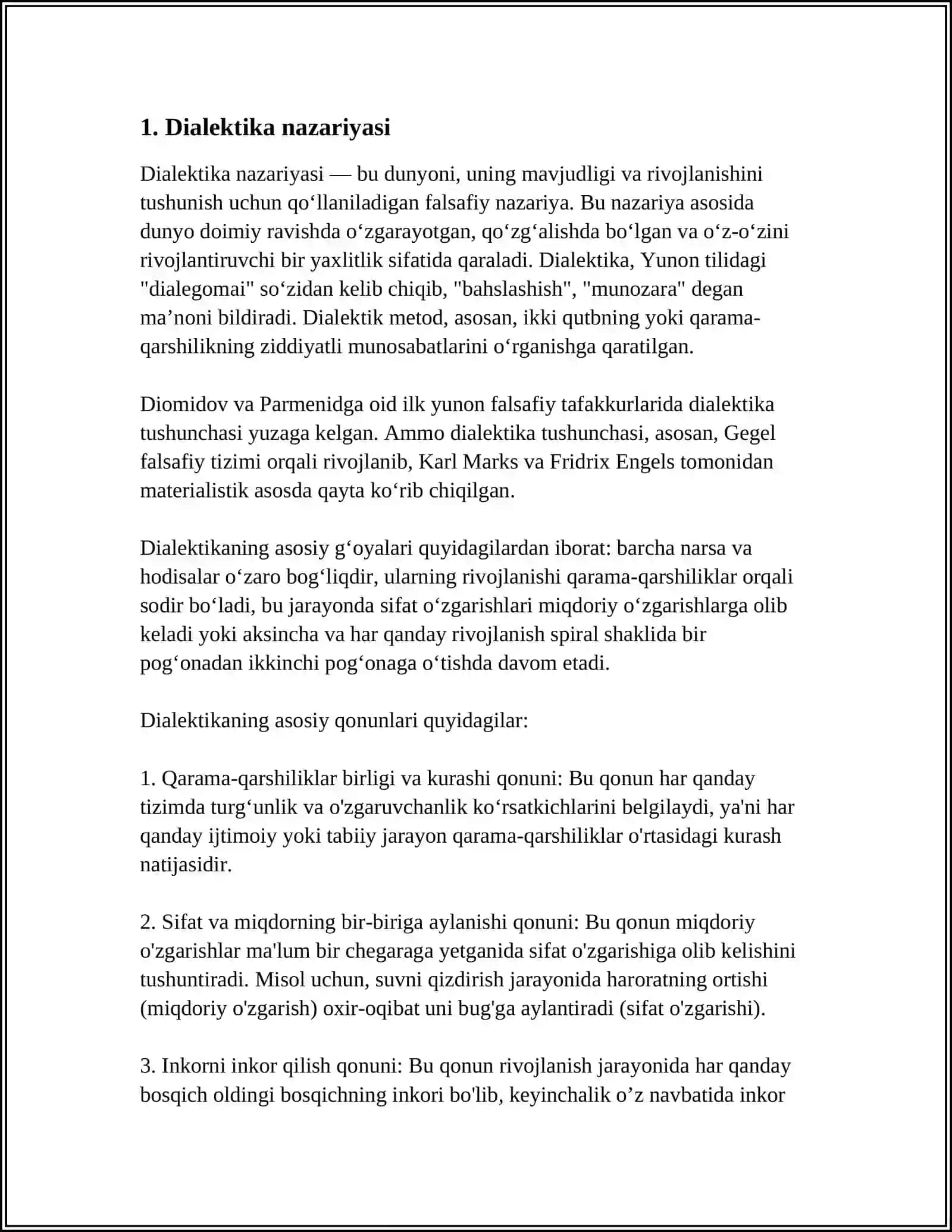 DIALEKTIKA VA SINERGETIKA 3