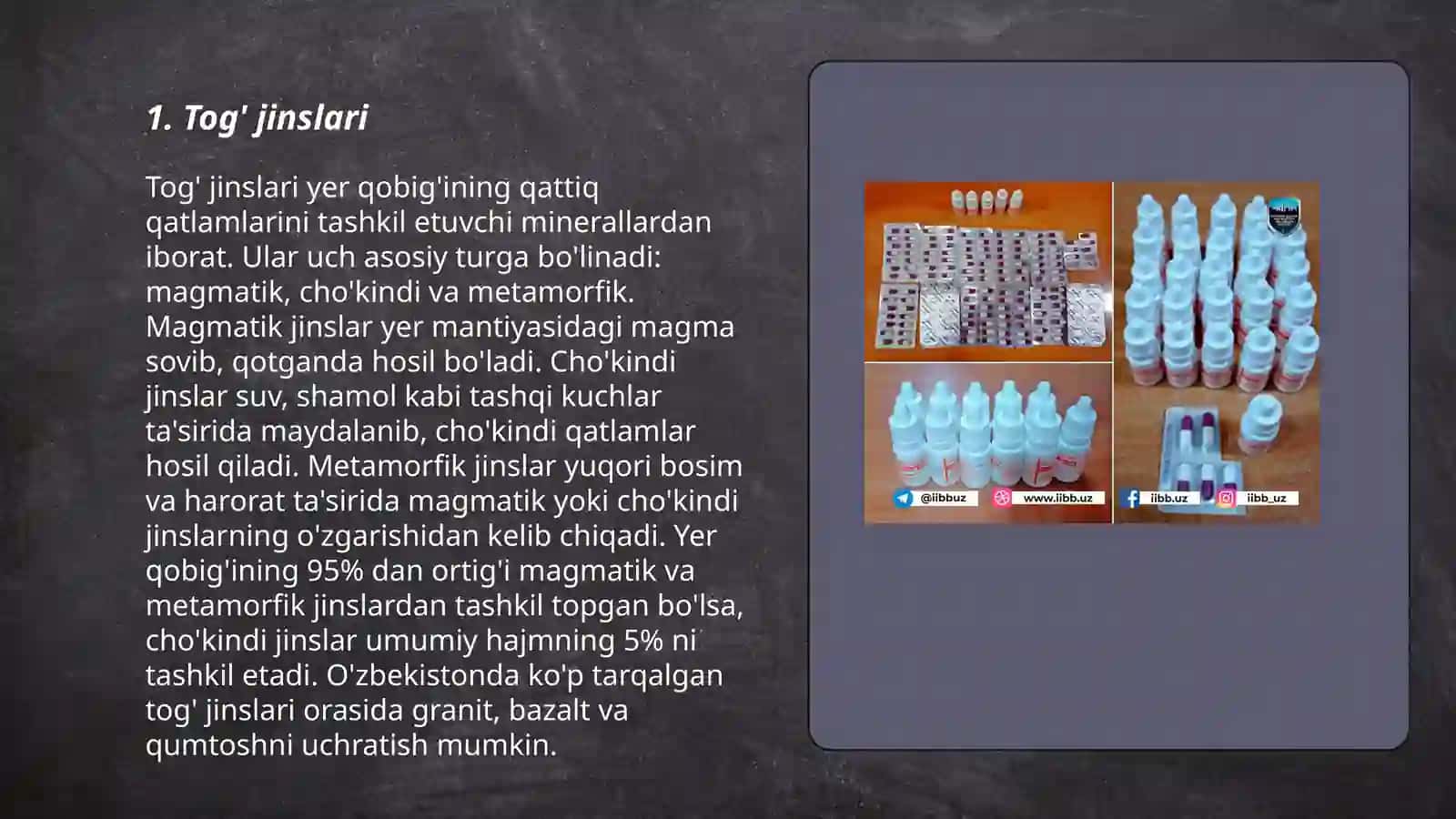 Noorganik moddalarning tabiiy manbalari 3