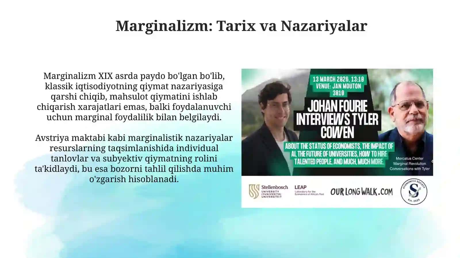 Marginalizm: Tarix va Nazariyalar 3