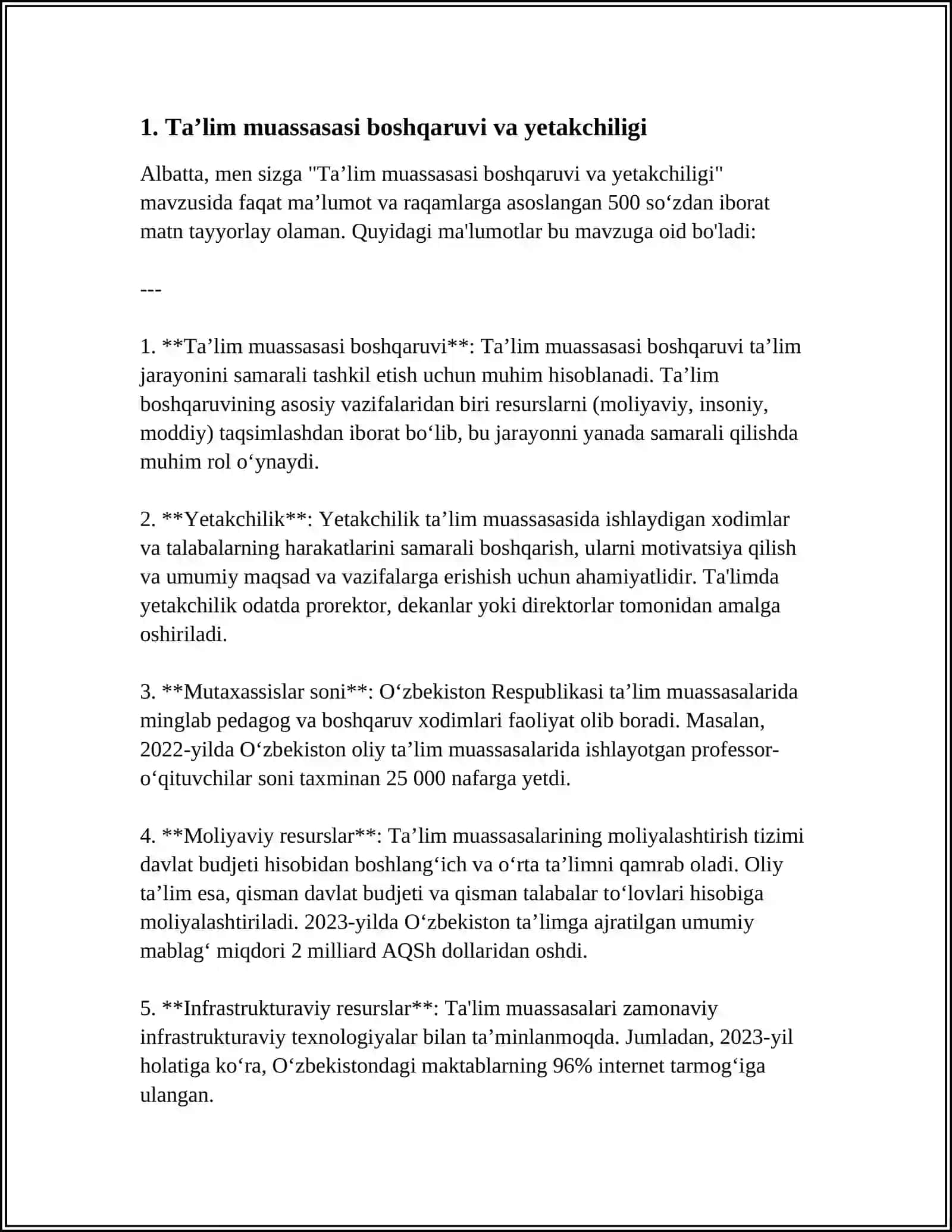TAʼLIM MUASSASI MENEJMENTI 3