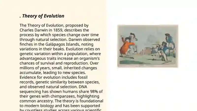 The Theory of Evolution by Charles Darwin 3