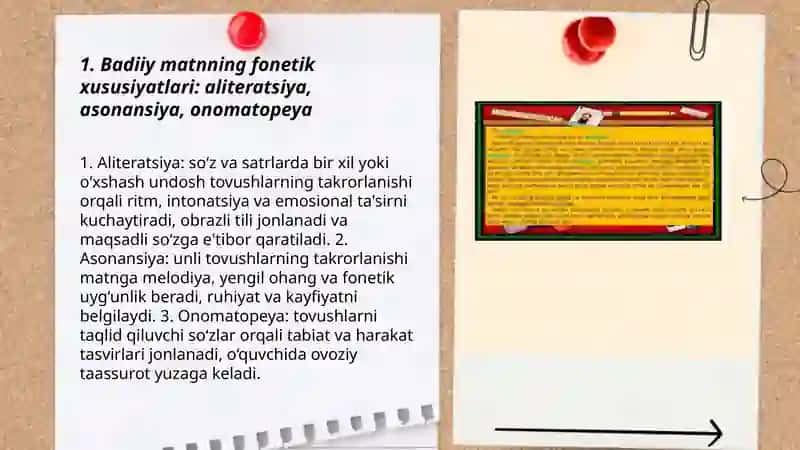 Badiiy matnning lingvistik xususiyati 3