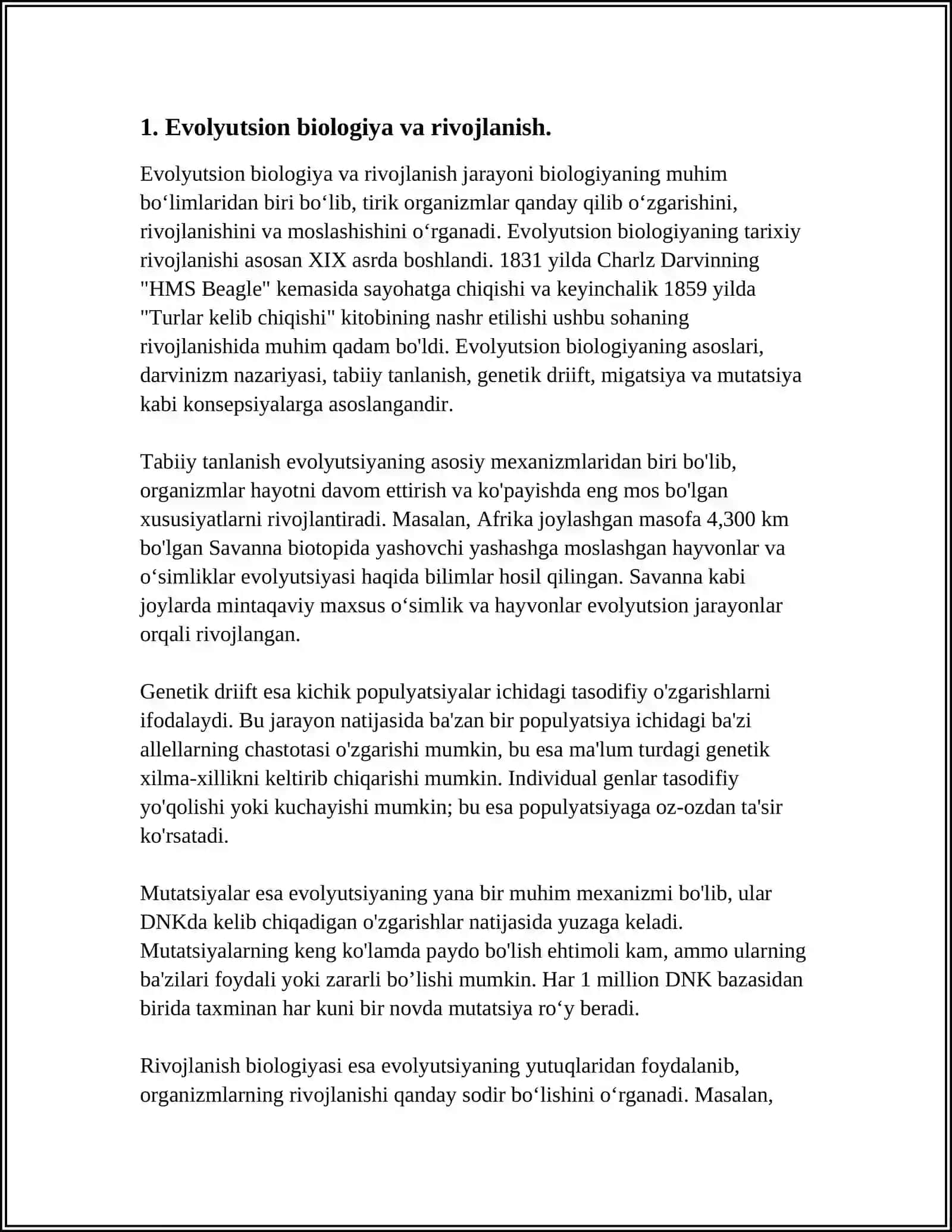 ODAMDA RIVOJLANISHNING FILOGENETIK NUQSONLARI 3