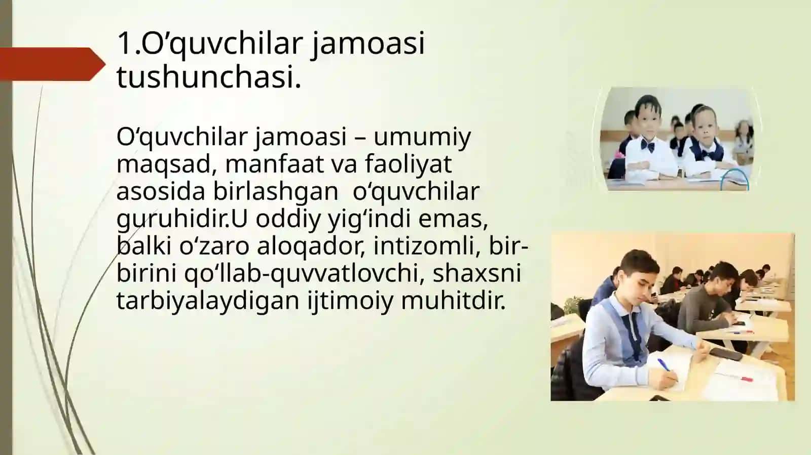 oʻquvchilar jamoasi yaxlit pedagogik jarayon sifatida 3