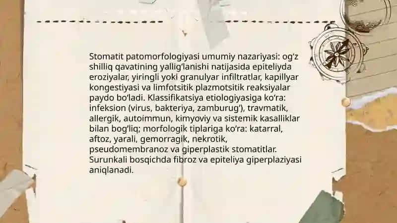 Stomatitning patomorfologiyasi 3