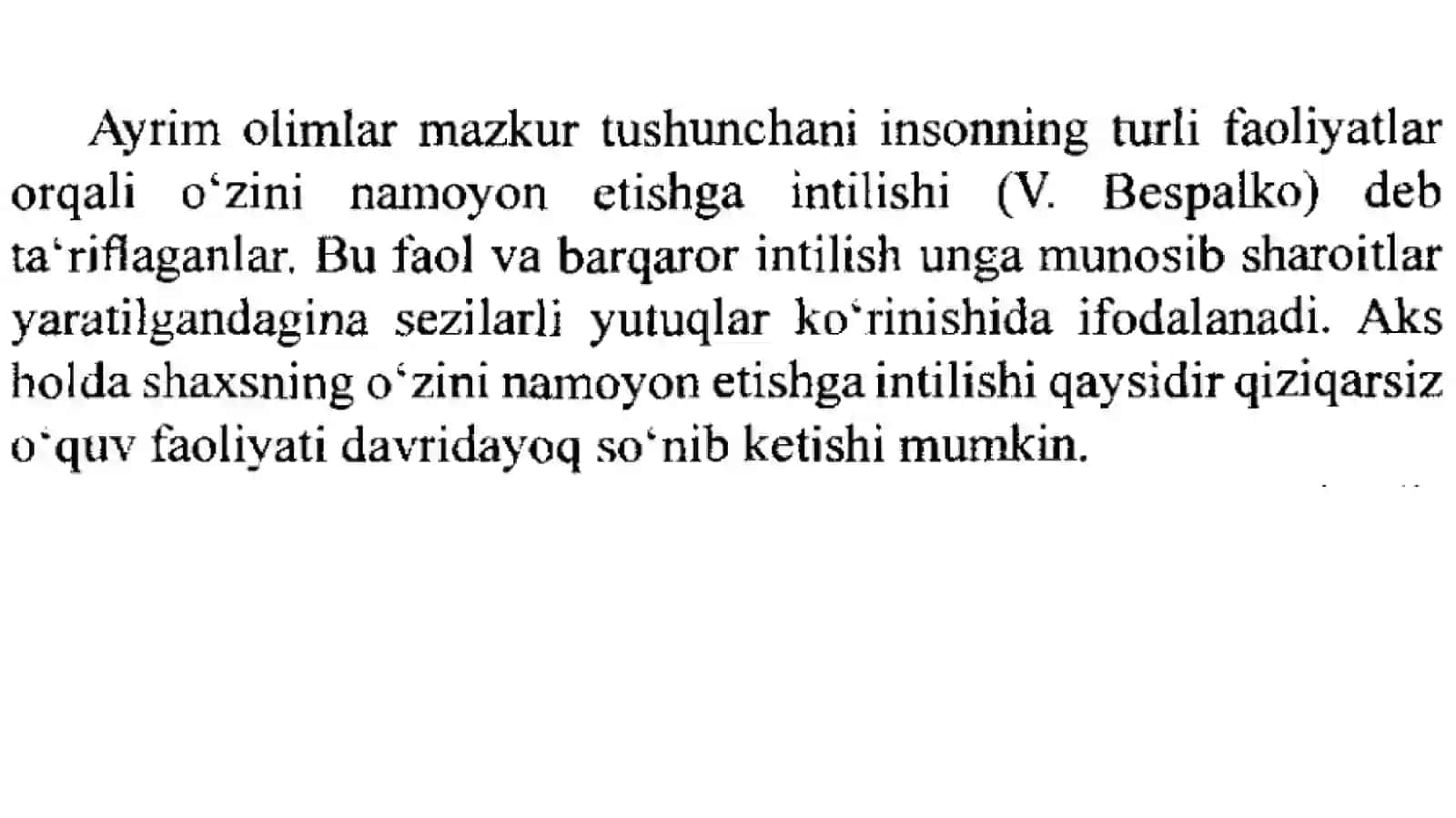 MUVAFFAQIYATLI KASBIY FAOLIYATMOTIVATSIYASI 3