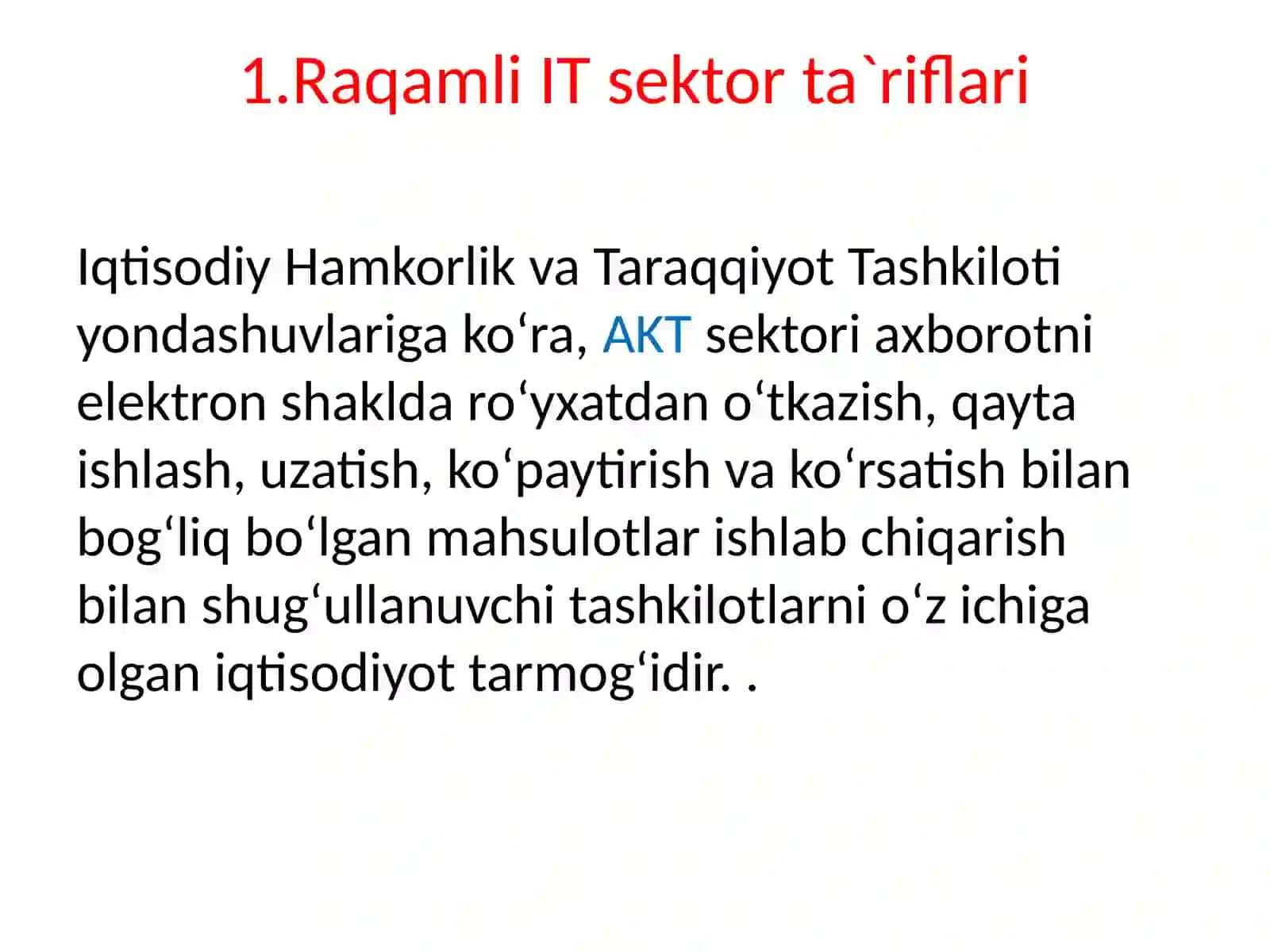 Raqamli iqtisodiyotda IT sektori 3