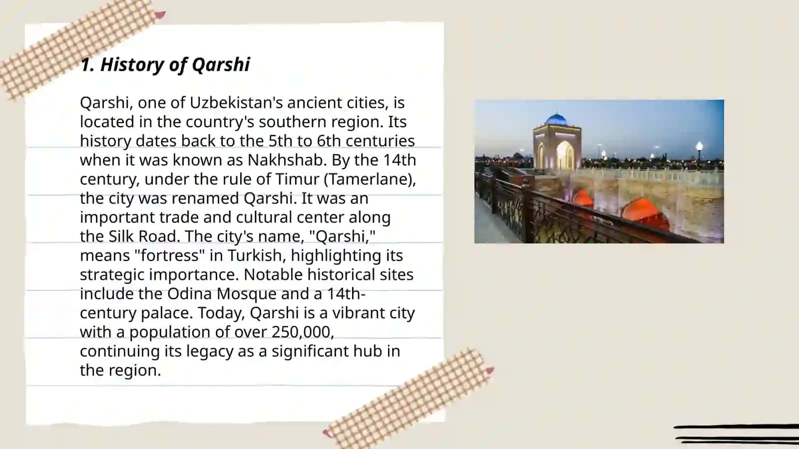 The city where I live! (Qarshi) 3