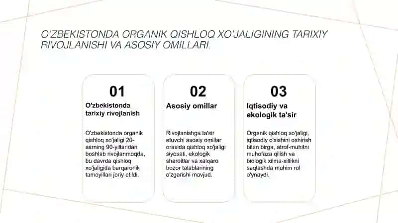 Organik qishloq xo'jaligi 3