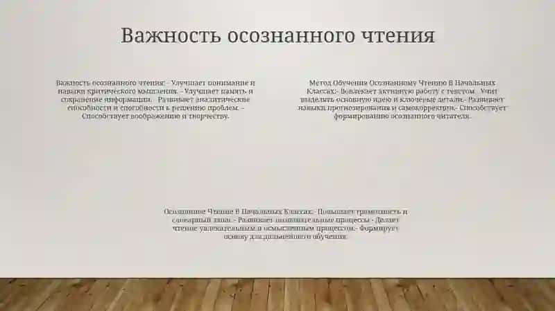 Метод Обучения Осознанному Чтению В Начальных Классах 3