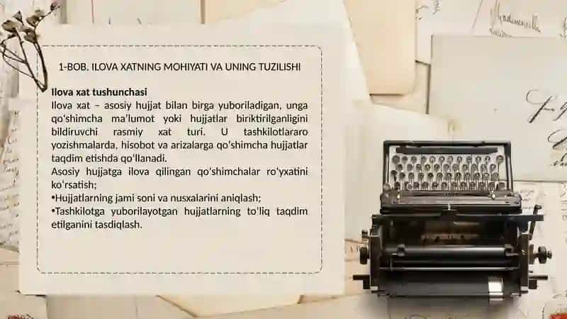 Ilova xat, iltimos xati, kafolat xati 3