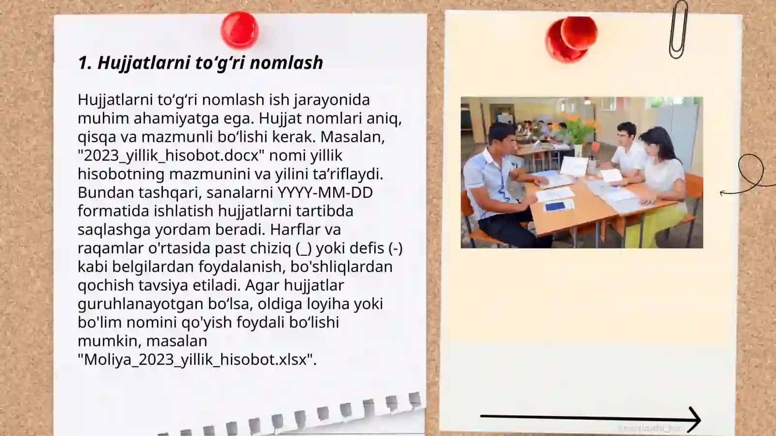 Hujjatlarni toʻgʻri nomlash 3