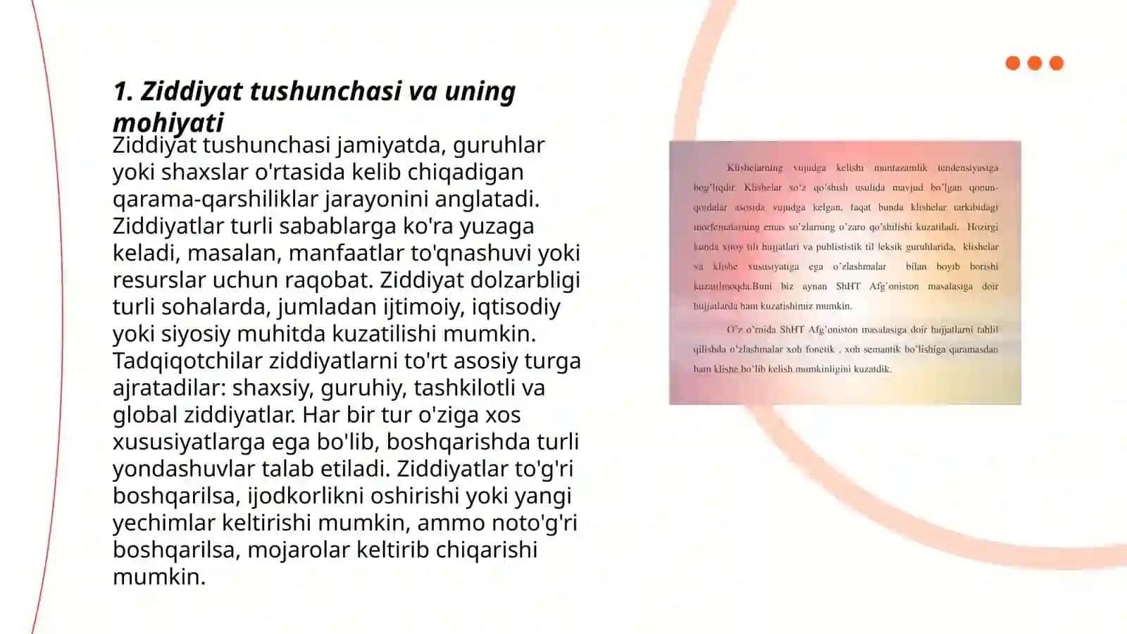 Ziddiyat tushunchasi va uning mohiyati 3