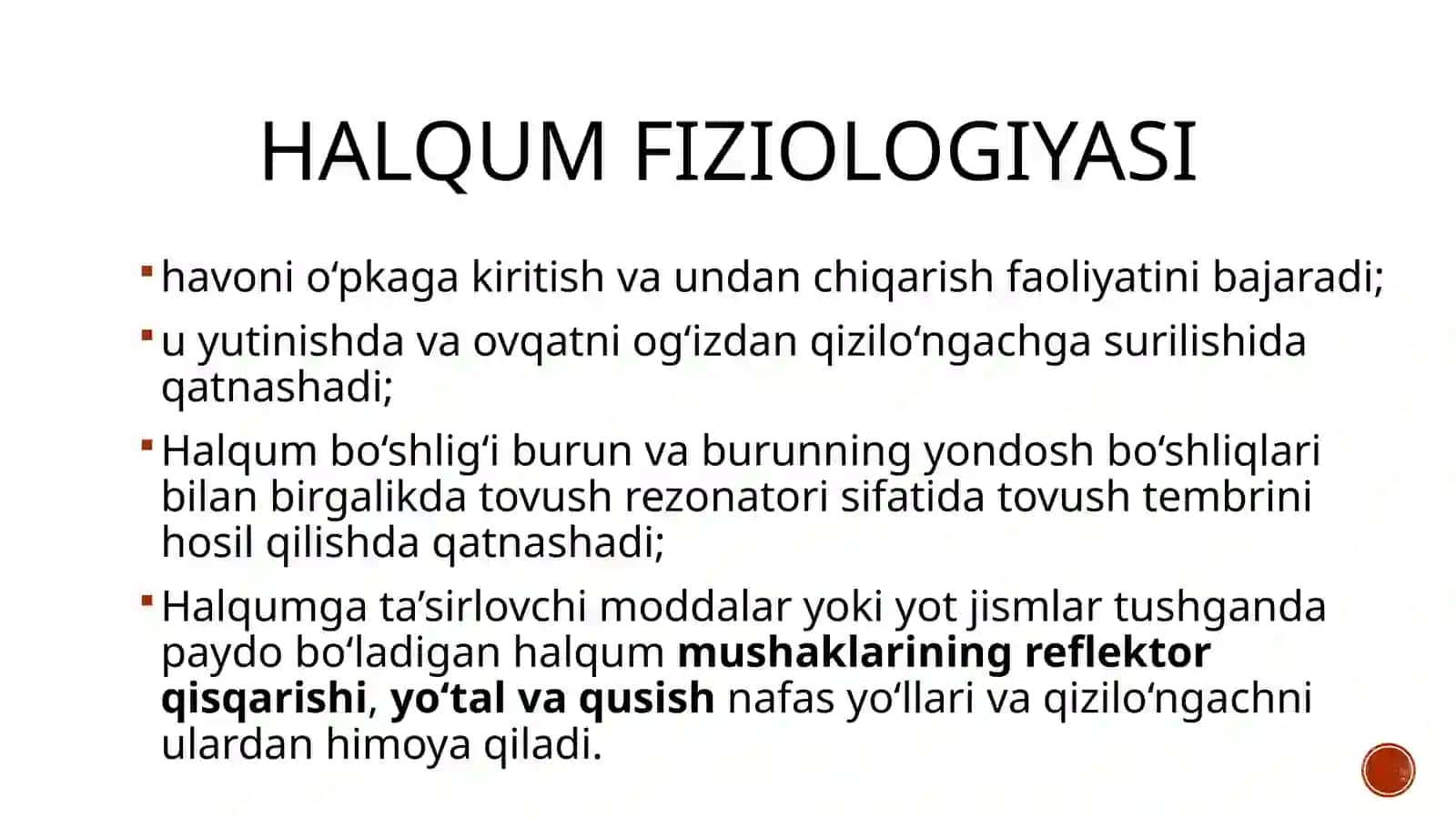 Halqum tuzilishi LOR 3